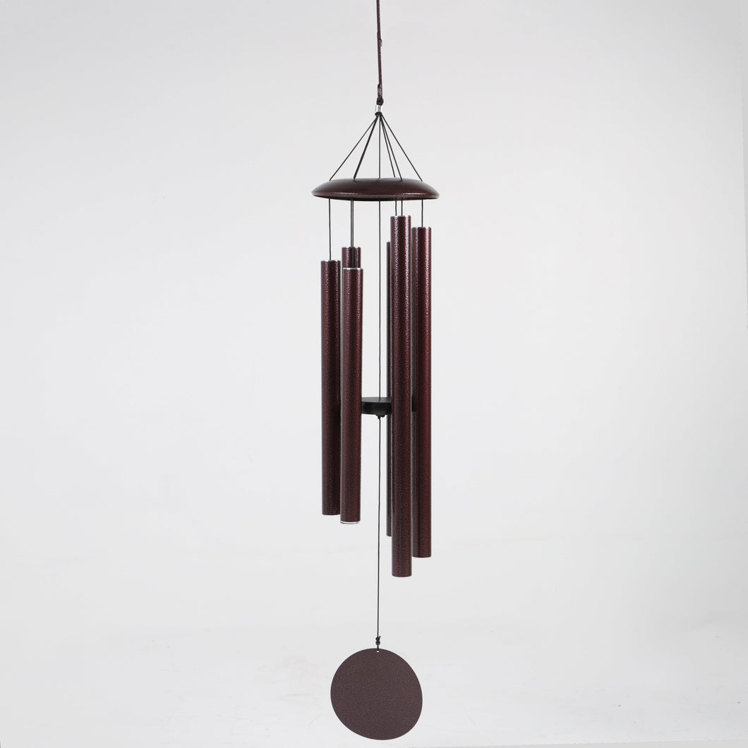 Metal Wind Chimes 36 Inches 6 Tubes Deep Tone Outdoor