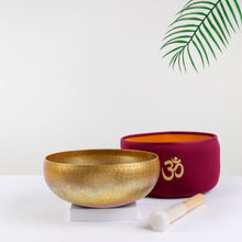 Load image into Gallery viewer, Tibetan Singing Bowl 7note Set with Soft Case Carry Bag and Special Mallets
